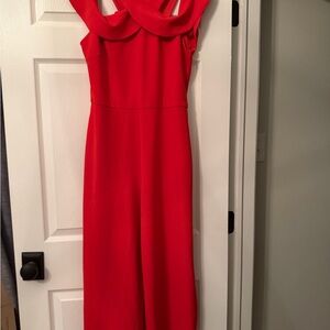 Slate and Willow Off the Shoulder Wide-Leg Jumpsuit